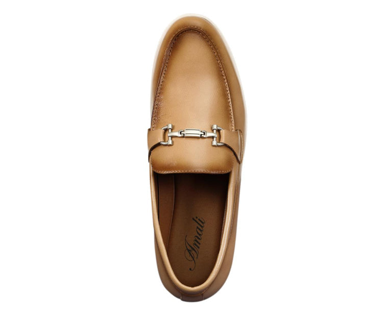 Mens Beige Loafers | Horse Bit Fashion