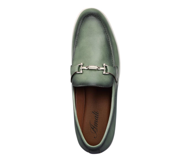 
                      
                        Amali Cahill mens green loafers top
                      
                    