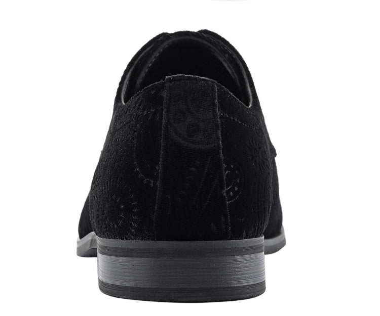 
                      
                        Amali Chadwick black derby shoes back
                      
                    