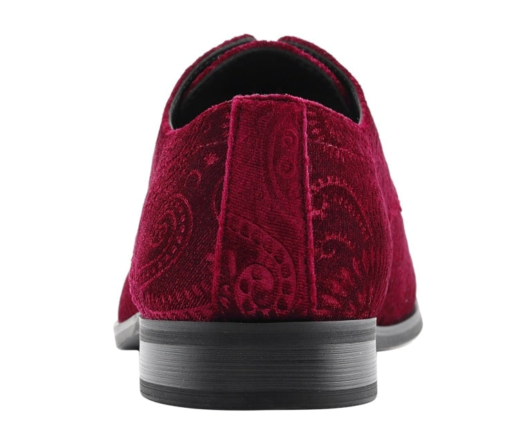
                      
                        Amali Chadwick burgundy derby shoes back
                      
                    