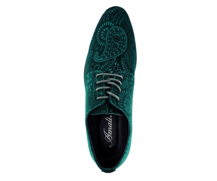 
                      
                        Amali Chadwick green derby shoes top
                      
                    