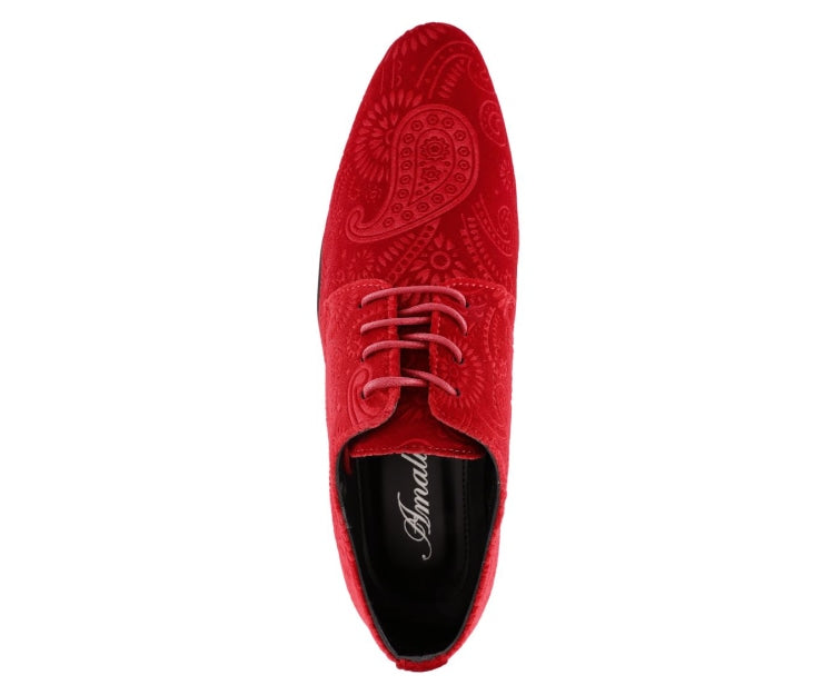 
                      
                        Amali Chadwick red derby shoes top
                      
                    