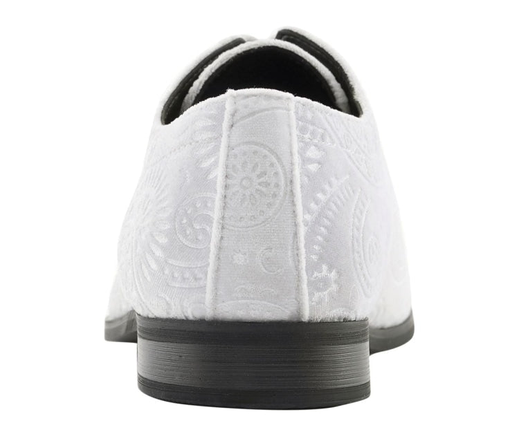
                      
                        Amali Chadwick white derby shoes back
                      
                    
