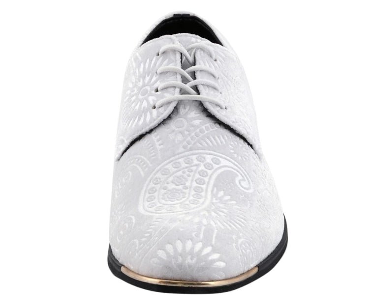 
                      
                        Amali Chadwick white derby shoes front
                      
                    