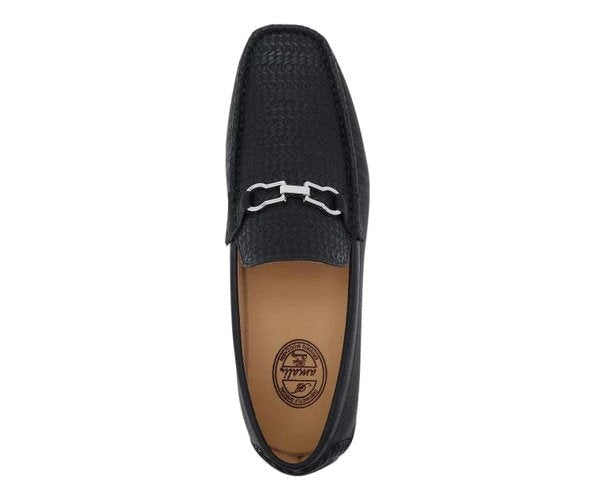 Amali Charles black driving loafers top
