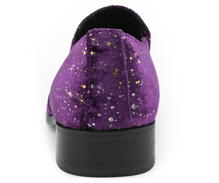 
                      
                        Amali Chaz purple fashion loafers back
                      
                    