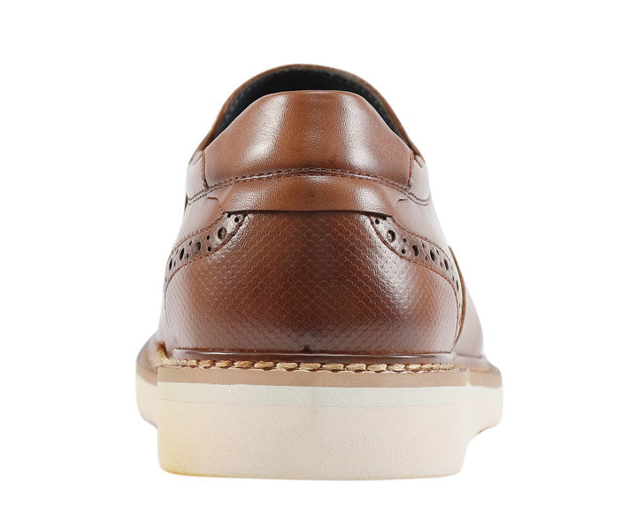 
                      
                        Amali Clyde cognac hybrid dress shoes back
                      
                    