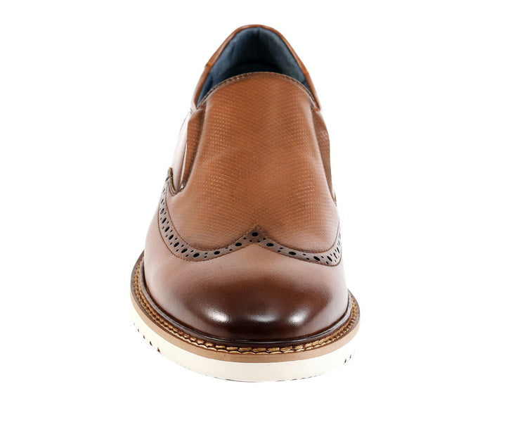 
                      
                        Amali Clyde cognac hybrid dress shoes front
                      
                    