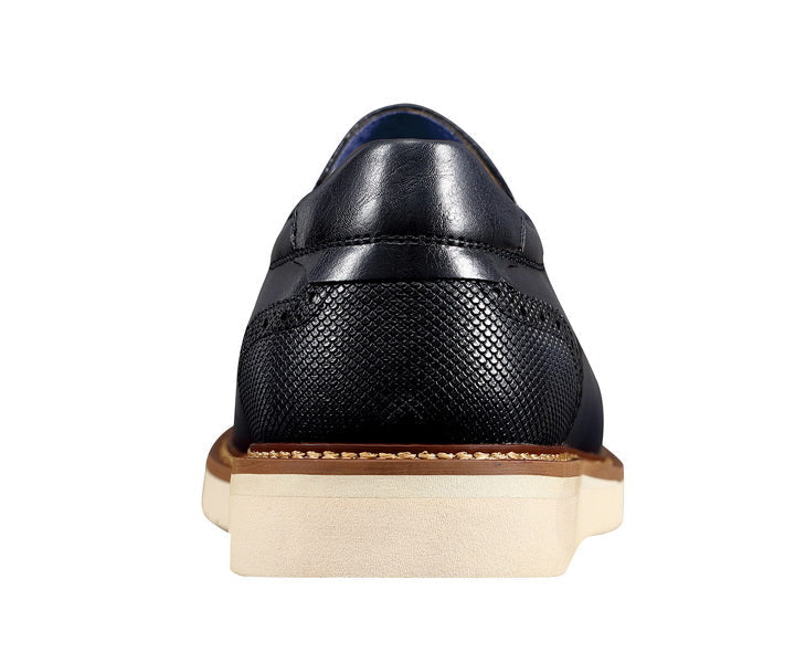 
                      
                        Amali Clyde navy hybrid dress shoes back
                      
                    