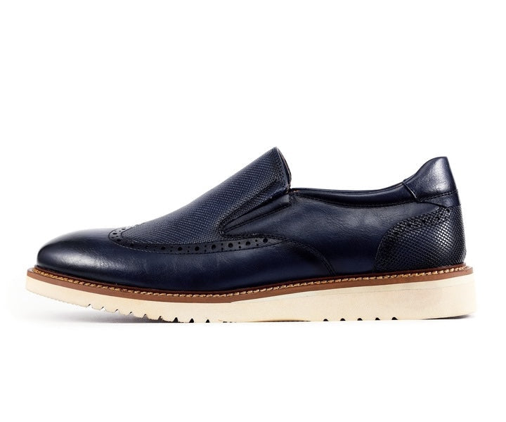 Amali Clyde navy hybrid dress shoes side