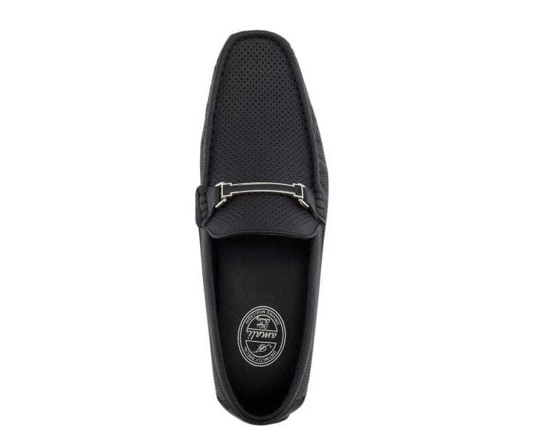
                      
                        Amali Cola black driving loafers top
                      
                    