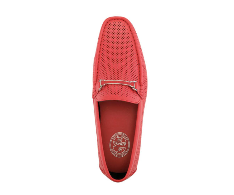 
                      
                        Amali Cola red driving loafers top
                      
                    