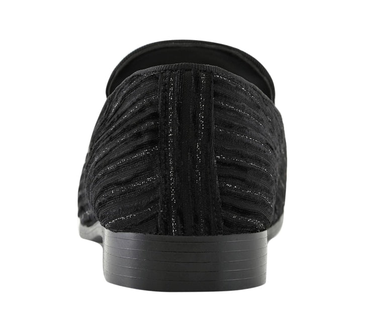 
                      
                        Amali Cyrus black velvet shoes back
                      
                    