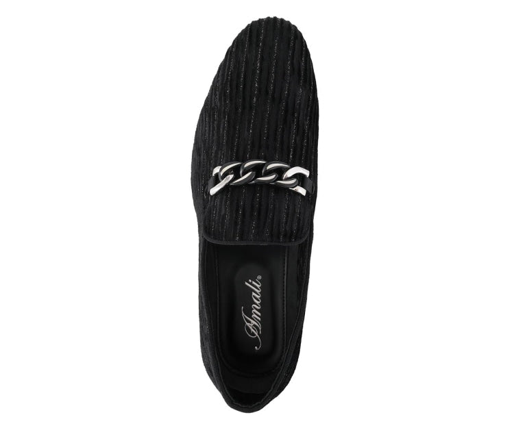 
                      
                        Amali Cyrus black velvet shoes top
                      
                    