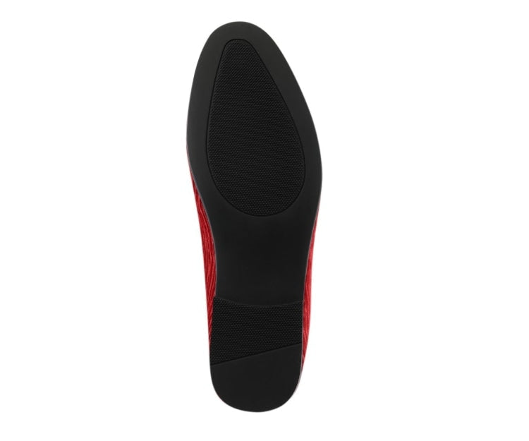 
                      
                        Amali Cyrus red velvet shoes sole
                      
                    