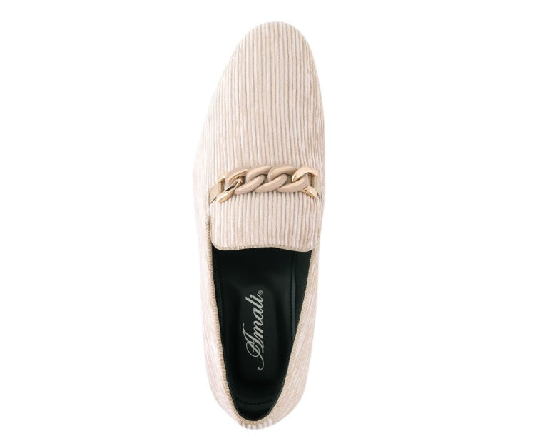 
                      
                        Amali Cyrus tan velvet shoes top
                      
                    