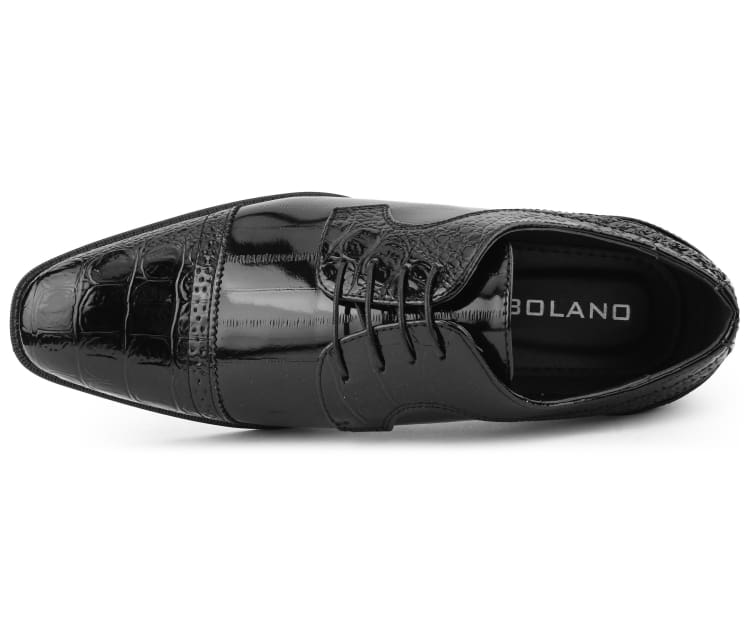 
                      
                        Amali Dallas black cap toe derby top
                      
                    