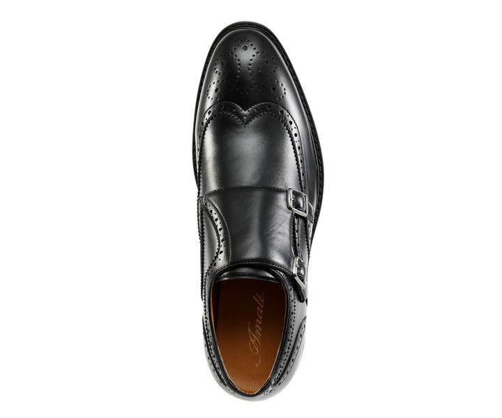 
                      
                        Amali Dario black monk strap shoes top
                      
                    