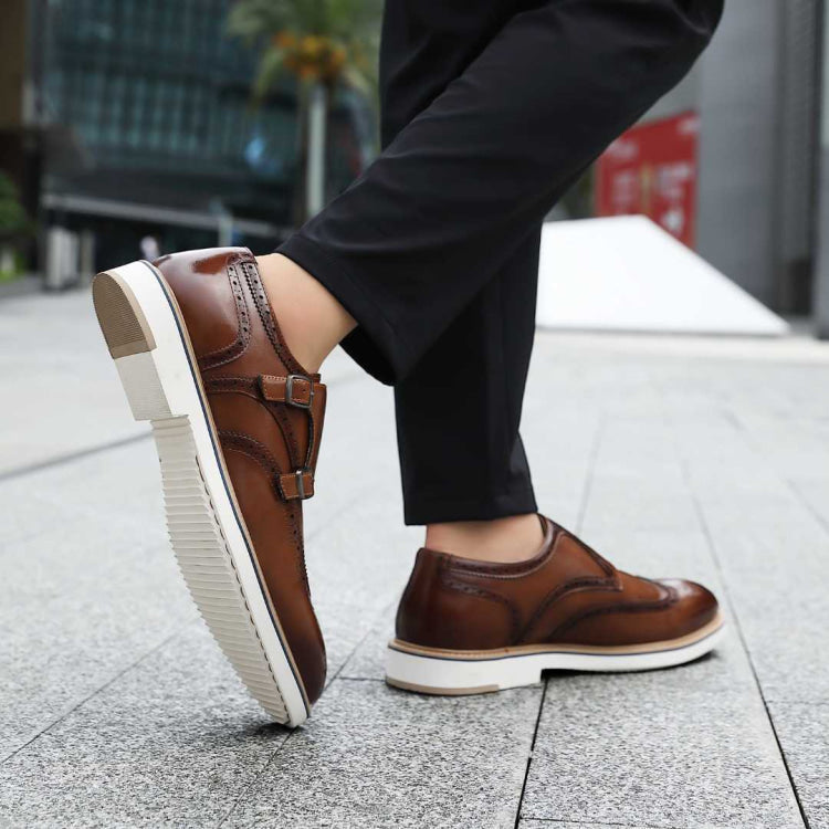 
                      
                        Amali Dario cognac monk strap shoes life 3
                      
                    
