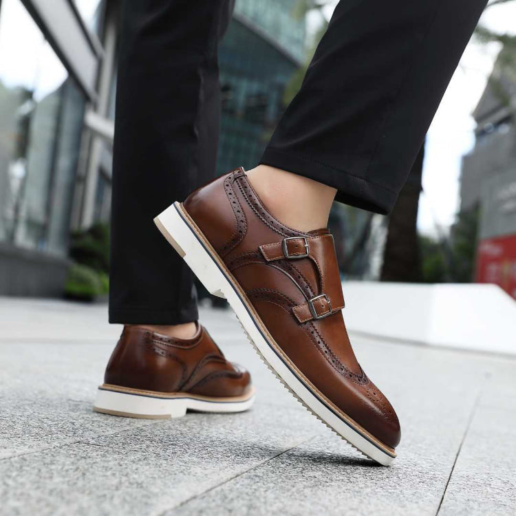 
                      
                        Amali Dario cognac monk strap shoes life
                      
                    