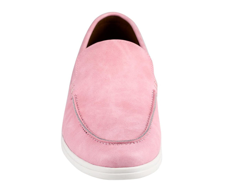 
                      
                        Amali Deniz pink loafers front
                      
                    