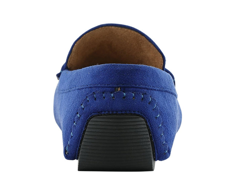 
                      
                        Amali Dyer royal blue driving shoes back
                      
                    