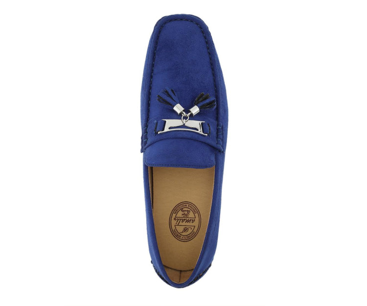 
                      
                        Amali Dyer royal blue driving shoes top
                      
                    