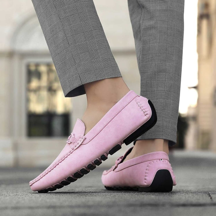 Amali Dysion light pink loafers life