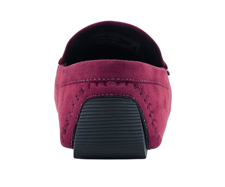 
                      
                        Amali Ecker burgundy driving moccasins back
                      
                    
