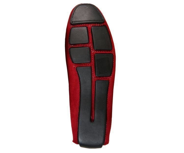 
                      
                        Amali Ecker red driving moccasins sole
                      
                    