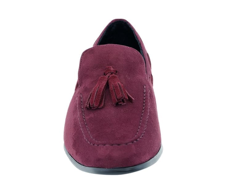 
                      
                        Amali Emperor burgundy tassel loafers front
                      
                    