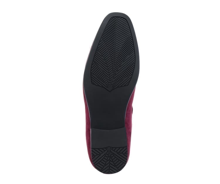 
                      
                        Amali Emperor burgundy tassel loafers sole
                      
                    