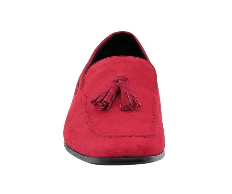 
                      
                        Amali Emperor red tassel loafers front
                      
                    