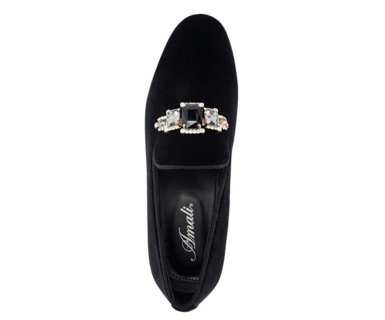 
                      
                        Amali Fabio black loafers top
                      
                    