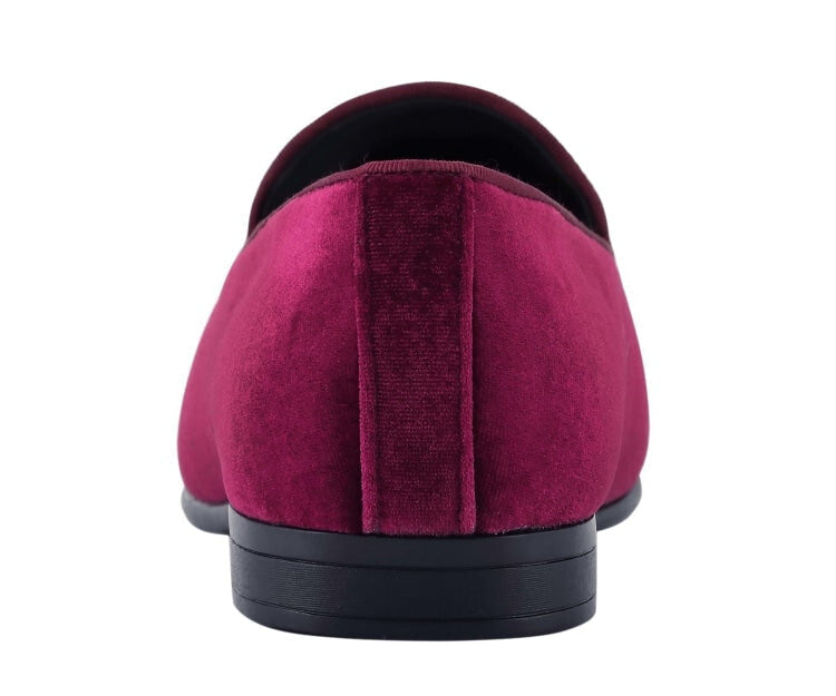 
                      
                        Amali Fabio burgundy loafers back
                      
                    