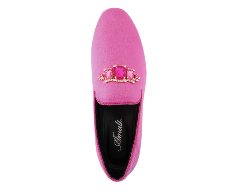
                      
                        Amali Fabio fuchsia loafers top
                      
                    