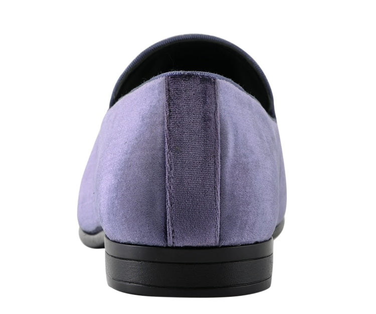 
                      
                        Amali Fabio lavender loafers back
                      
                    