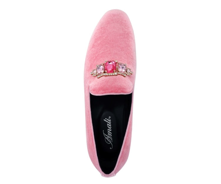
                      
                        Amali Fabio pink loafers top
                      
                    