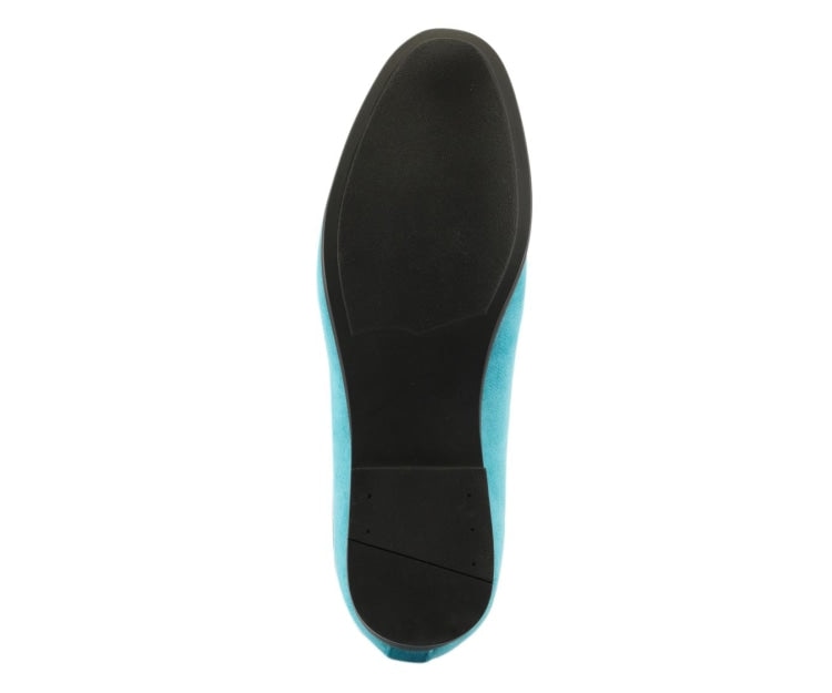 
                      
                        Amali Fabio turquoise loafers sole
                      
                    