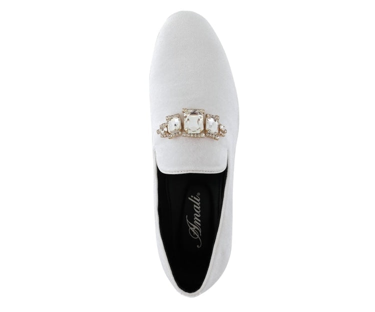 
                      
                        Amali Fabio white loafers top
                      
                    