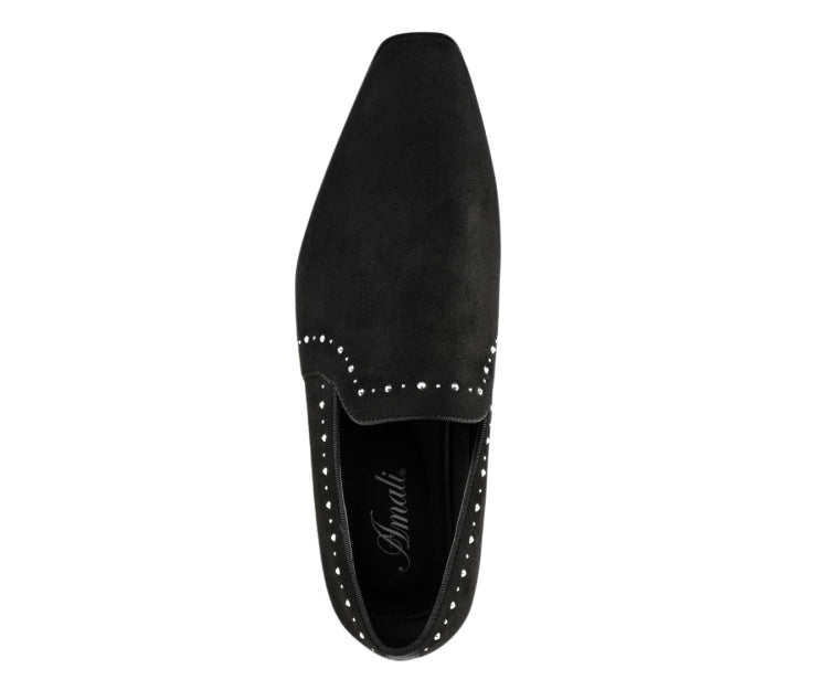 
                      
                        Amali Francis black rhinestone loafers top
                      
                    