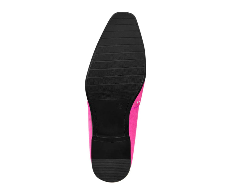 
                      
                        Amali Francis fuchsia rhinestone loafers sole
                      
                    