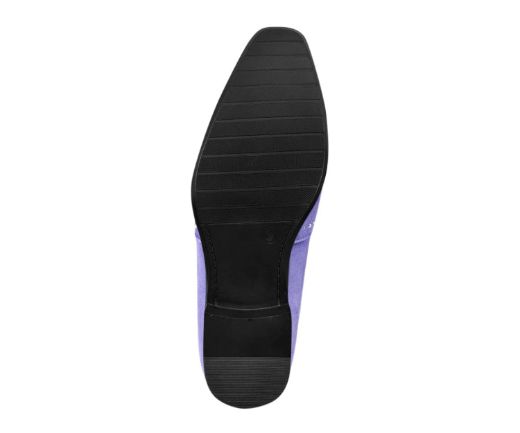 
                      
                        Amali Francis lavender rhinestone loafers sole
                      
                    