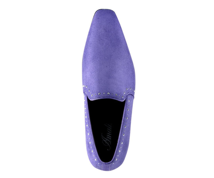 
                      
                        Amali Francis lavender rhinestone loafers top
                      
                    