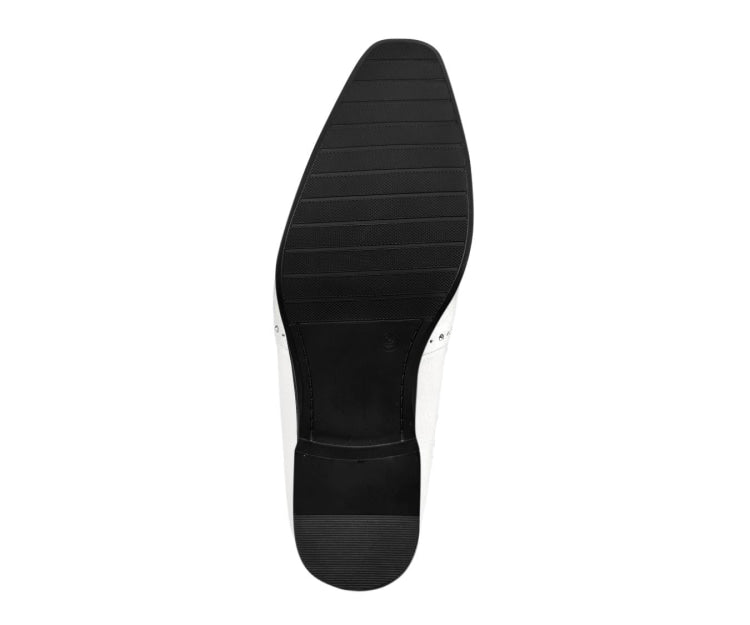 
                      
                        Amali Francis white rhinestone loafers sole
                      
                    