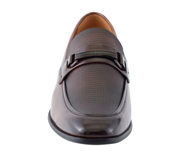 
                      
                        Amali Gerald brown bit loafers front
                      
                    