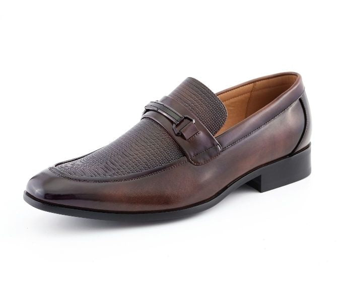 Amali Gerald brown bit loafers main
