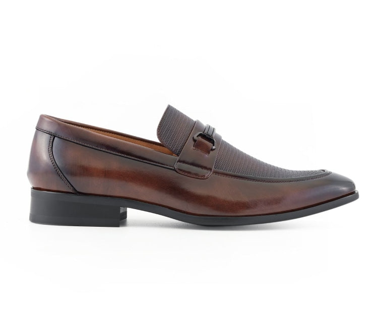 
                      
                        Amali Gerald brown bit loafers side
                      
                    