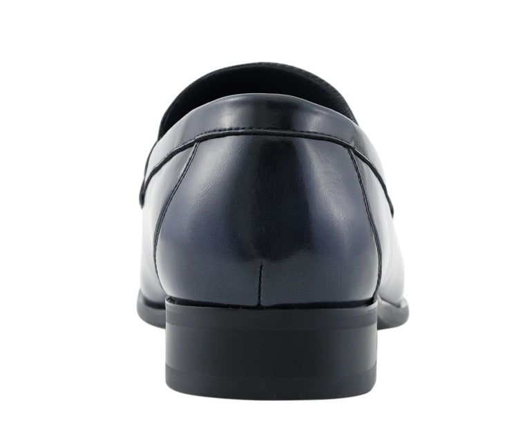 
                      
                        Amali Gerald navy bit loafers back
                      
                    