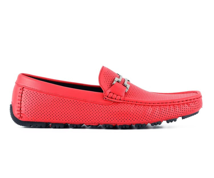  Amali Harry2 red driving shoes side